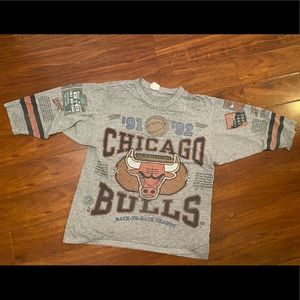 Vintage Chicago Bulls Raglan ‘91-92 Championship L